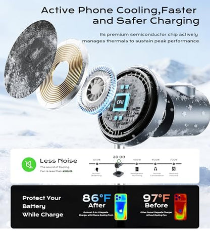 Qi2.2 25W Magnetic 3-in-1 Charging Station for Apple Devices
