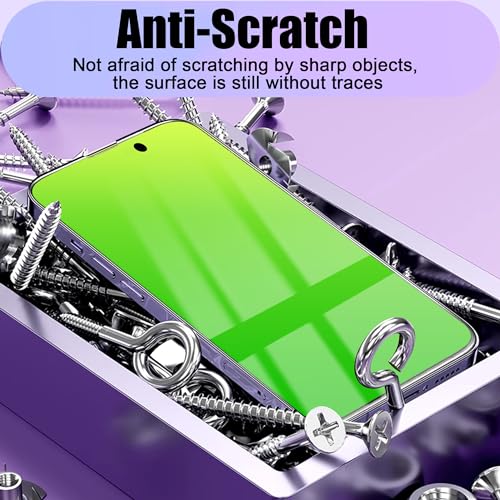 Privacy Screen Protector for iPhone 16 Pro Max 2 Pack Gradient Green - color: Green 16PM