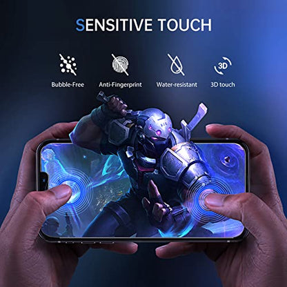 SYNCWIRE Privacy Screen Protector for iPhone 11 Pro/XS/X/10, [Pack of 2] Anti-Spy 9H Hardness Shatterproof Screen Protector, 3D Bubble-Free Protective Glass Privacy Screen Protector - size: for iPhone 11 Pro/X/XS-5.8"