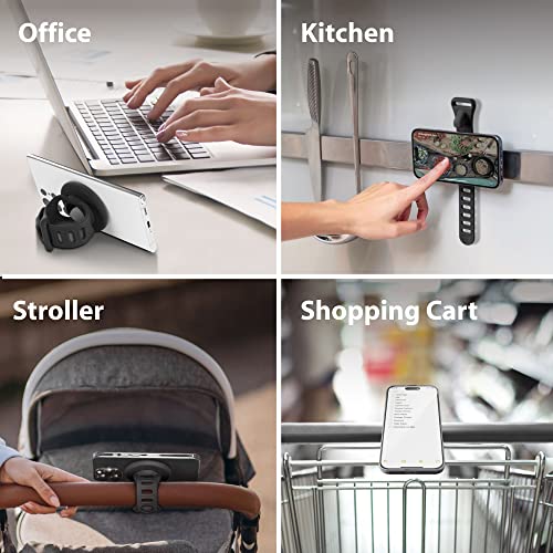 Bone Magnetic Gym Phone Mount, MagSafe Workout Phone Holder + Mag Sticker