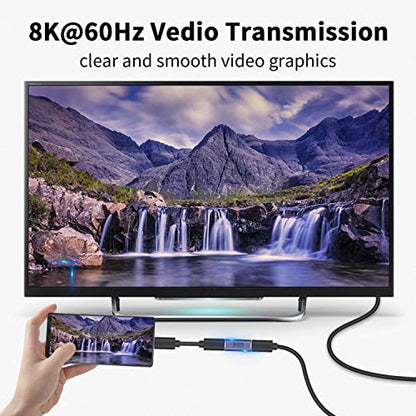 Poyiccot 2Pack USB C Extender Adapter - 40Gbps Male to Female + Female to Female - 100W 8K@60Hz Video Compatible for USB4, Laptop, Tablet and Phones - style: usb c extender 2pack