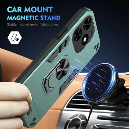 for Infinix Smart 8 X6525 Case,Compatible with Tecno Spark Go 2024 BG6 case Spark 20 KJ5/20C BG7 Case/Infinix Hot 40i X6528B Phone Case Cover Green - color: HY-GZS-green, size: Infinix Smart 8