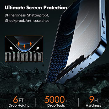 UNBREAKcable Privacy Screen Protector for iPhone 12 Pro Max, 2-Pack - size: iPhone 12 Pro Max