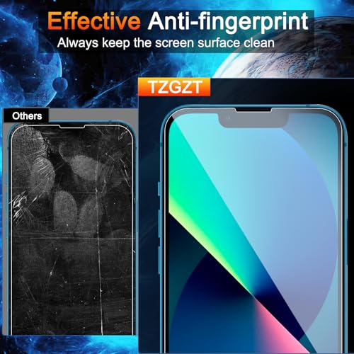 TZGZT 3 Pack Screen Protector for iPhone 13, Tempered Glass, Case Friendly - color: iPhone 13 -Clear