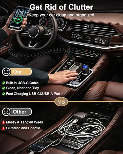 78W USBC Cigarette Lighter Car Charger Fast Charging Adapter for Galaxy S26