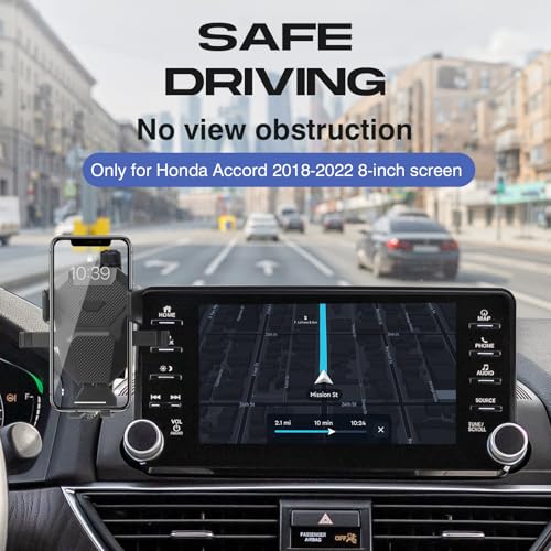 Sunsdrew Car Phone Holder for Honda Accord 2018-2022 8" Screen - size: For Accord