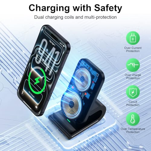 Pixel 11 Wireless Charger Stand for Google Pixel 11/10 Pro XL/Fold/9 Pro/8a - color: Black