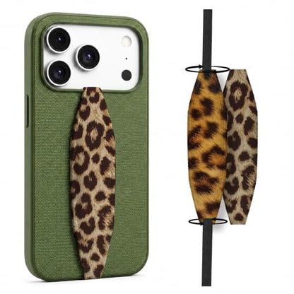 Switchbands Animal Phone Grip Strap 2 Pack – Reversible Elastic Strap, Adhesive-Free No Damage, Ergonomic Hand Support, Drop Protection, Wireless Charging Compatible, Universal – Cheetah Chick - color: Cheetah Chick, size: Pack of 2