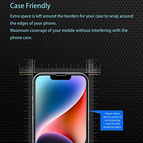2+1+2 Pack Screen Protector for iPhone 14 - size: iPhone 14 2+1+2PCS