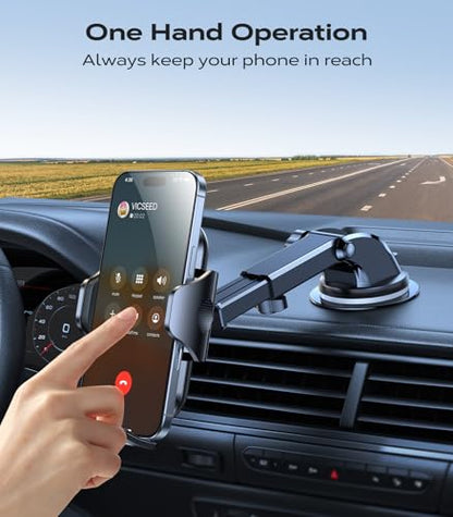 VICSEED Upgraded [Racing-Grade Steady] Phone Holders for Your Car Dark Blue - color: Dark Blue