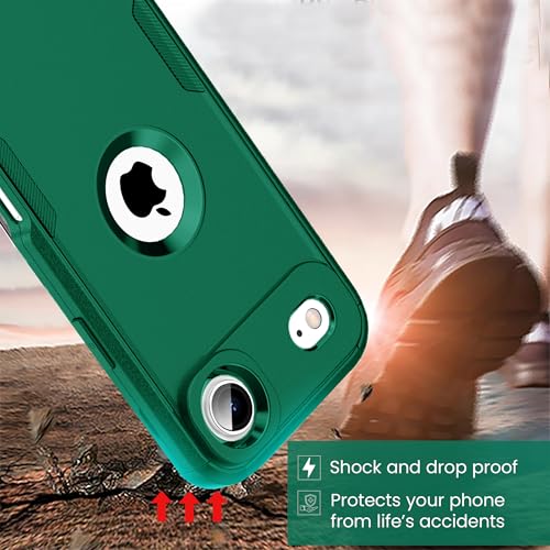 MXX for iPhone 17 Air Case, Heavy Duty 3 in 1 Wing Design Protective Cover with MagSafe, Phone Case 2025 (Green) - color: Green, size: iPhone 17 Air