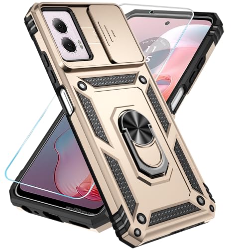 SunStory for Motorola Moto G Power 5G 2024 Case with Kickstand,Gold - color: Gold