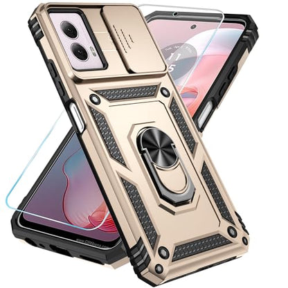 SunStory for Motorola Moto G Power 5G 2024 Case with Kickstand,Gold - color: Gold