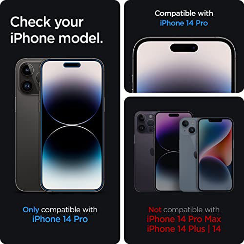 Spigen GlasTR EZ FIT Privacy Screen Protector for iPhone 14 Pro - size: iPhone 14 Pro