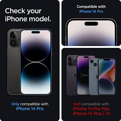 Spigen GlasTR EZ FIT Privacy Screen Protector for iPhone 14 Pro - size: iPhone 14 Pro