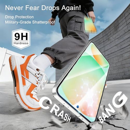 3 Pack for Samsung Galaxy S24 FE Screen Protector, 9H Tempered Glass Full Coverage, Case Friendly, HD Clear, Anti-Scratch, Fingerprint Compatible, Bubble-Free for S24 FE 5G 6.7” - size: 6.7 Inch-Galaxy S24 FE