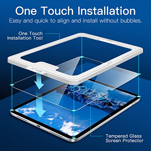 JETech One Touch Screen Protector for iPad (A16) 11th/10th Gen, 1-Pack - size: iPad11/10