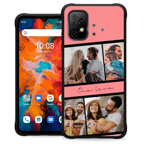 Personalized Case for UMIDIGI A15C/A15/A13 Pro/A13s/A13/A11 Pro Max/A7,A5 Pro/A3s/F3 SE/F3S/F3/F2/F1 Play/F1/S5 Pro Phone Cover with Picture Text Customizable,Customize Slim Thin TPU Protected Case - color: Template 02 - One Love