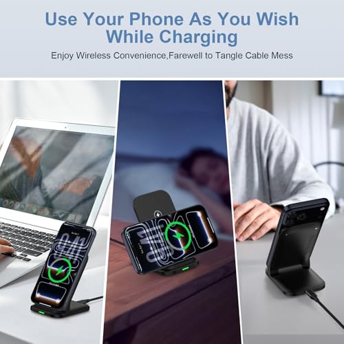Samsung Wireless Fast Charging Station Foldable Desk Phone Charger Stand