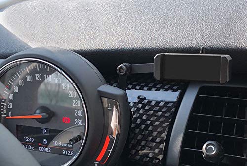 iJDMTOY Behind Tachometer Phone Holder for MINI Cooper Gen2 R55/R56/R60/R61