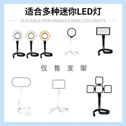 Sports Camera Holder Flexible Arm Stand with 1/4 Threaded Non-Screw Gooseneck Mount Stander for Gopro Action Cameras DSLR Monitor Stroller Handlebar CCTV Webcam Video Light Tripod