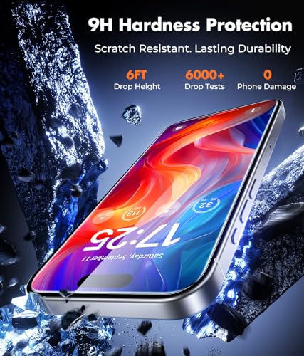 UNBREAKcable 2-Pack Screen Protector for iPhone 16 Pro,Tempered Glass - size: iPhone 16 Pro