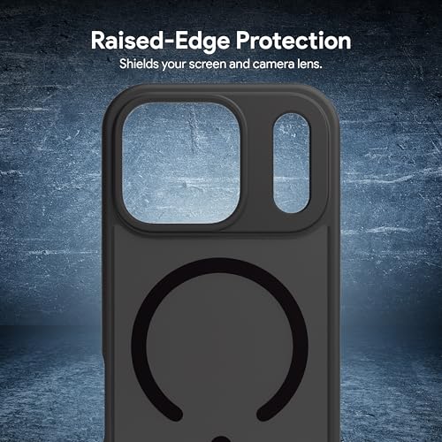 Incipio - Fog iPhone 17 Pro, Magsafe Compatible Phone Case, 10ft Drop Tested, Ultra Durable & Shock Absorbing, Scratch Resistant & Slim Profile (Black) - color: Black, size: iPhone 17 Pro