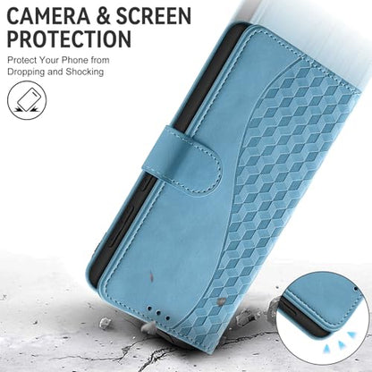 Flip Wallet Case for iPhone 11 PU Leather Light Blue | RFID Blocking, 3 Card Slots & 1 Cash Pocket, Magnetic Closure, Kickstand Function, Leather Flip Case for iPhone 11 - color: Light blue
