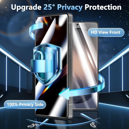 2 Pack for Samsung Galaxy S26 Ultra Privacy Screen Protector Glass | Fingerprint Unlocking, 25° Anti Spy S26 Ultra Screen Protector, Full Coverage, Case Friendly, Easy Installation - size: Galaxy S26 Ultra
