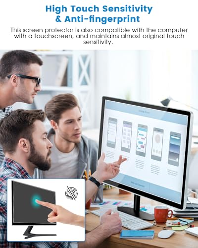 F FORITO 2-Pack 24 inch 16:9 Matte Anti Glare Computer Screen Cover, Anti Glare Eye Protection Film Compatible with All 24" Widescreen Monitors with 16:9 Aspect Ratio (20.9"W x 11.8"H) Not for 16:10