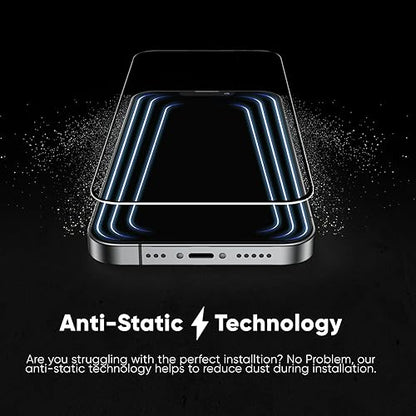 FLOLAB NanoArmour ONETIME MAX for iPhone 15 Pro Max Privacy Screen Protector Military-Grade Tempered Glass -Anti Spy, Reinforced Edge, Durable, Smooth, Easy to Install, Guaranteed. (Dust Free) - size: 15 Pro Max