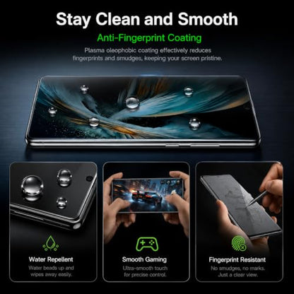 2 Pack Privacy Screen Protector for Samsung Galaxy Note 20 with 2 Pack Camera Lens Protector, Tempered Glass Fingerprint Unlock Compatible, 180 Degree Anti Spy Anti Glare Full Coverage Shield