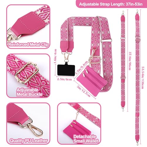 XANGNIER Clip and Go Strap for Phone with Wallet Crossbody,Multicolor 23 - color: Multicolor 23