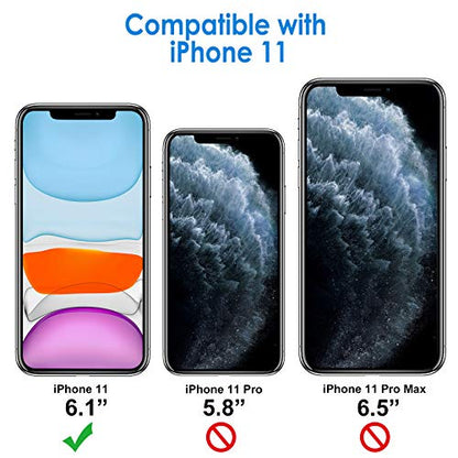 JETech Case for iPhone 11 6.1-Inch, Non-Yellowing Shockproof Phone Bumper Cover, Anti-Scratch Clear Back (Rose Gold) - color: Rose Gold