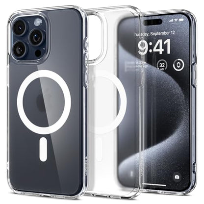 Spigen for iPhone 15 Pro Case, Ultra Hybrid MagFit [Anti-Yellowing] [Compatible with Magsafe] - Frost White - color: Frost White, size: iPhone 15 Pro