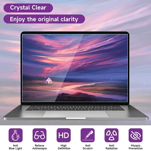 2 Pack 14 Inch Anti Blue Light Screen Protector for HP 14" Laptop/HP Pavilion 14/HP Chromebook 14/HP Stream 14/HP ProBook 14/Acer Chromebook 14/Acer Aspire 14/Acer Chromebook 314|514/Asus Chromebook - size: 14.6 inch