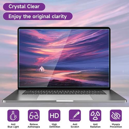 2 Pack 14 Inch Anti Blue Light Screen Protector for HP 14" Laptop/HP Pavilion 14/HP Chromebook 14/HP Stream 14/HP ProBook 14/Acer Chromebook 14/Acer Aspire 14/Acer Chromebook 314|514/Asus Chromebook - size: 14.6 inch