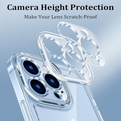 for iPhone Case Clear,[Anti-Yellowing][Military-Grade Drop Protection] Transparent Shockproof Slim Thin Phone Bumper Phone Case for iPhone (Clear,for iPhone 15 Pro) - size: for iPhone 15 Pro
