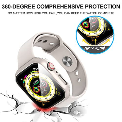 Diruite for Apple Watch Series 9/8/7/6/5/4 SE 41mm Case-Starlight*2 - color: Starlight, size: 41 mm - Series 9/8/7/6/5/4/SE/SE 2