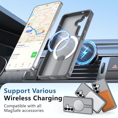 for Galaxy-S26 Case, Slim Fit & Semi-Transparent Matte, Gray - color: Gray, size: Galaxy S26 6.3"