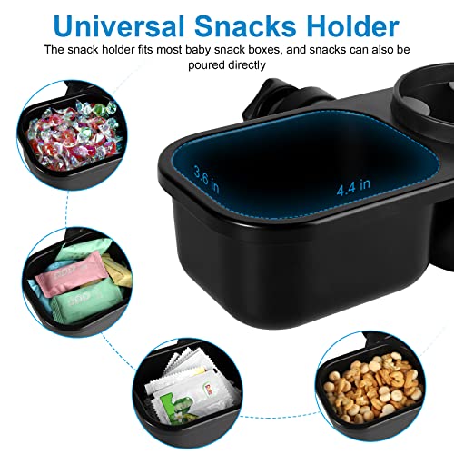 Accmor Stroller Cup Holder, Drinks Holder Bike Walker Wheelchair - color: Tray-Black