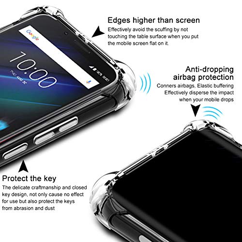 for Samsung Galaxy A10e Case, Soft TPU Crystal Transparent Slim Anti Slip Full-Body Protective Phone Case Cover for Samsung Galaxy A10e (Clear Anti-Shock TPU)