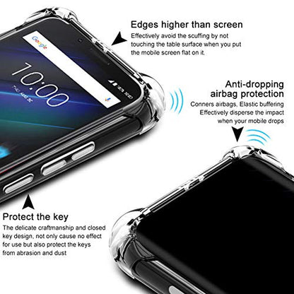 for Samsung Galaxy A10e Case, Soft TPU Crystal Transparent Slim Anti Slip Full-Body Protective Phone Case Cover for Samsung Galaxy A10e (Clear Anti-Shock TPU)