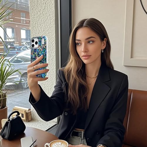 AIGOMARA Magnetic for iPhone 17 Pro Case, Abalone Opalescent Shell - color: Abalone-Round, size: iPhone 17 Pro