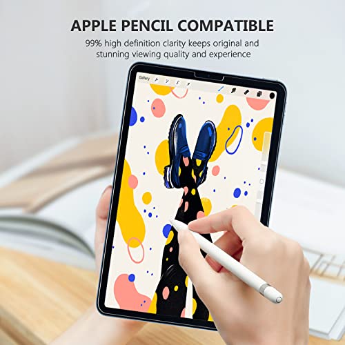 SPARIN 2 Pack Screen Protector Compatible with iPad Air 5/4 Generation - size: iPad Pro 11 inch 2022/2021/2020/2018