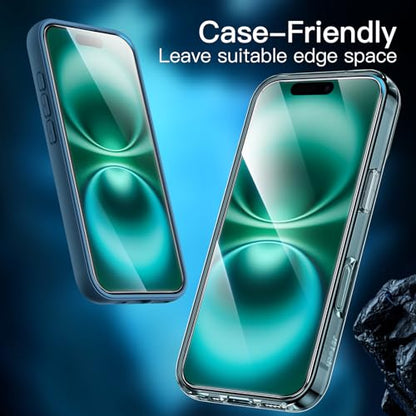 JETech Screen Protector for iPhone 16 Plus, 3-Pack | 9H Tempered Glass, HD Clear, Anti-Scratch Protection, Easy Installation Tool - size: iPhone 16 Plus