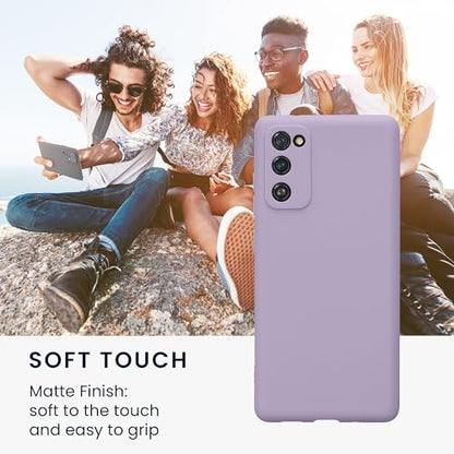 kwmobile Case Compatible with Samsung Galaxy S20 FE Case - Protective Slim TPU Phone Cover - Soft Matte Finish - Lavender - color: lavender, size: Galaxy S20 FE