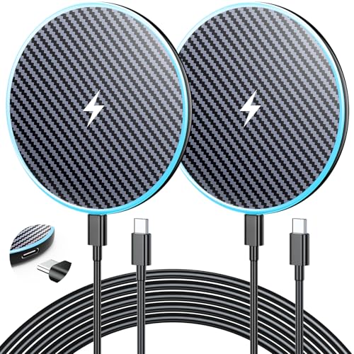Wireless Charger for Samsung 2Pack 6FT 15W Samsung Magnetic Magsafe Charger