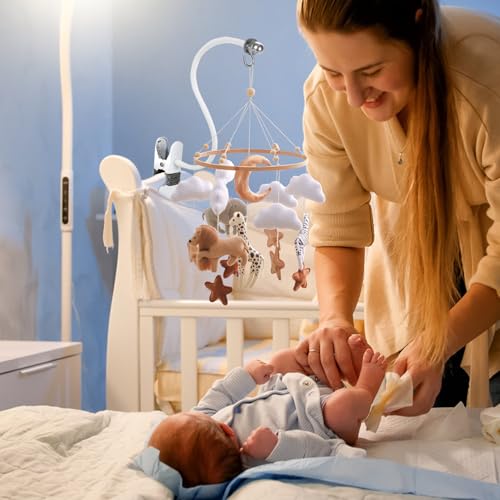 Baby Crib Mobile Arm, Flexible Changing Table Clamp, 68cm Gooseneck Mobile Crib Holder Hanging Crib Attachment, Multifunctional Monitor Mount, Universal Cam Mounting Bracket, Mobile Phone Holder