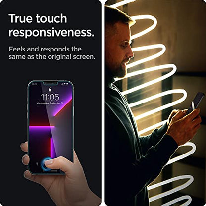 Spigen GlasTR EZ FIT Privacy Screen Protector for iPhone 14 Plus/13 Pro Max - size: iPhone 14 Plus / iPhone 13 Pro Max